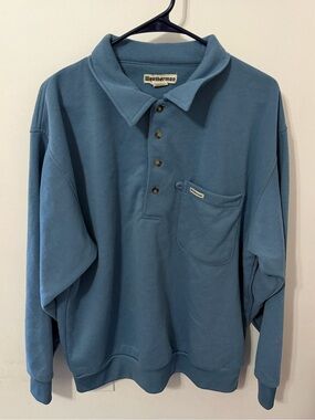 1980s Weatherman 4-Button Polo Pullover